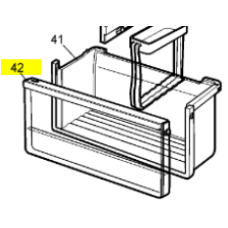 A01295913 DRAWER FR TF80 FLAT WH ASY Electrolux A01295902